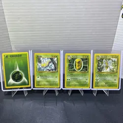 Pokemon TCG Evolution Family Beedrill Kakuna Weedle GrassEnergy Base Set 17/102 - Image 1