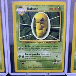 Pokemon TCG Evolution Family Beedrill Kakuna Weedle GrassEnergy Base Set 17/102 - Image 3