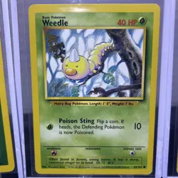 Pokemon TCG Evolution Family Beedrill Kakuna Weedle GrassEnergy Base Set 17/102 - Image 4