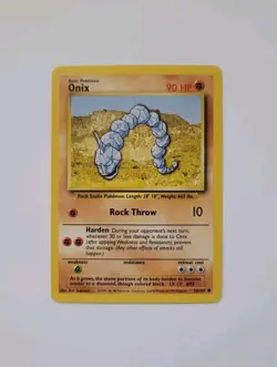 VINTAGE Pokemon - COMMON - 56/102 - Onix - NEAR MINT/MINT - FREE SHIPPING - Image 1