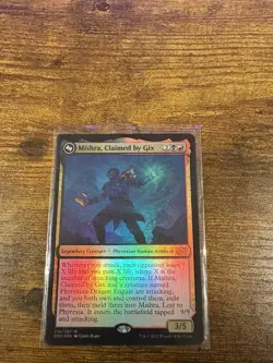 Magic the Gathering Mishra, Claimed by Gix the Brothers' War Foil Card - Image 1