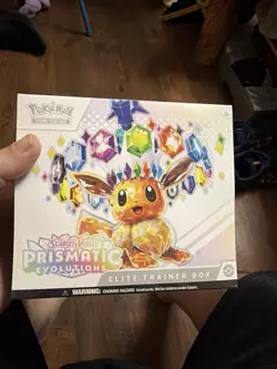 Pokemon Scarlet & Violet Prismatic Evolutions Elite Trainer Box Eevee, Sealed - Image 1