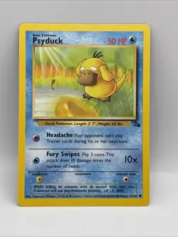 Psyduck - 4th Print 1999-2000 - 53/62 Fossil Set - Pokemon TCG - Image 1
