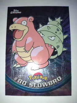 Topps Chrome Pokemon Slowbro #80 NM/M (A) - Image 1