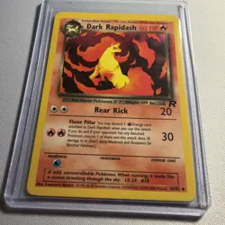 2000 Pokemon Team Rocket Dark Rapidash #44/82 Lightly Played - Image 1
