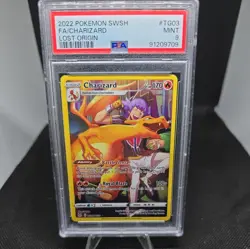 2022 Pokemon Charizard TG03/TG30 Lost Origin Trainer Gallery PSA 9 - Image 1