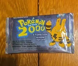 Topps Pokemon the Movie 2000 Sealed Booster Pack Artset (Three Sealed Boosters) - Image 3