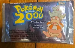 Topps Pokemon the Movie 2000 Sealed Booster Pack Artset (Three Sealed Boosters) - Image 4