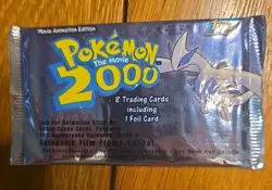Topps Pokemon the Movie 2000 Sealed Booster Pack Artset (Three Sealed Boosters) - Image 5