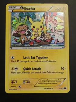2016 Pokemon XY Black Star Promos Pikachu #XY95 - Image 1
