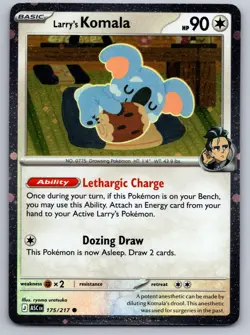 LARRY'S KOMALA 175/217 (COSMO HOLO) POKEMON ASCENDED HEROES NM/M - Image 1
