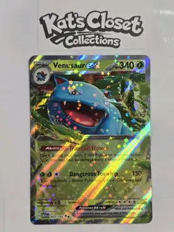 Pokemon TCG Venusaur ex 003/165 151 Near Mint - Image 1