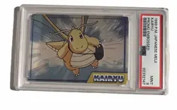 Kairyu Dragonite ~ 1999 Pokemon Japanese Meiji Promo Embossed ~ PSA 9 - Image 2