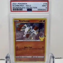 SET OF 7 GRADED 2021 POKEMON MCDONALD'S COLLECTION HOLO - PSA 9 MINT - Image 1