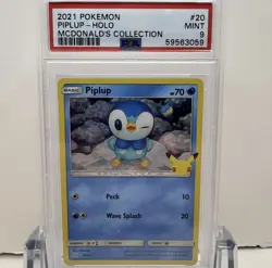 SET OF 7 GRADED 2021 POKEMON MCDONALD'S COLLECTION HOLO - PSA 9 MINT - Image 3
