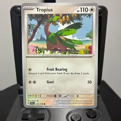 Tropius - 123/159 - Pokemon Journey Together 2025 - Common Card NM - Image 1