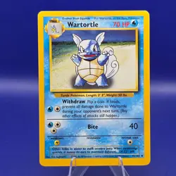 Wartortle 42/102 Base Set Unlimited Uncommon Pokemon MP - Image 1