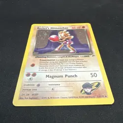 Pokemon Rocket's Hitmonchan Gym Heroes Holo 011/132 - Image 4
