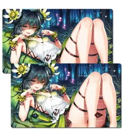 YuGiOh Duel Playmat Girl Traptrix Vesiculo CCG TCG Trading Card Game Mat pad - Image 1