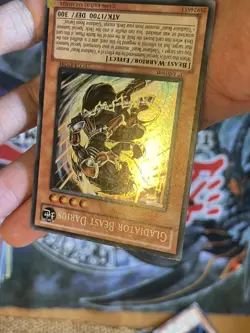 EU Yu-Gi-Oh! Gladiator Beast Darius - LCGX-EN244 - Secret Rare - 1st Ed - VLP - Image 4