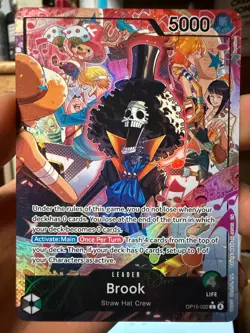 One Piece Brook OP015-022 Alternate Art Leader- Adventure on Kami's Island - Image 1