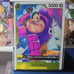 One Piece Card Game Franky 500 Years In The Future OP07-107 TCG HOLO FOIL - Image 1
