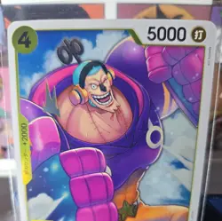 One Piece Card Game Franky 500 Years In The Future OP07-107 TCG HOLO FOIL - Image 2