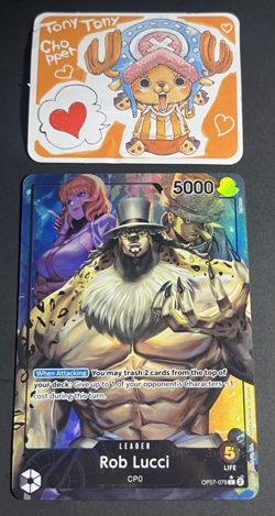 Rob Lucci (079) (Parallel) OP07-079 - 500 Years in the Future (OP07) - Image 2