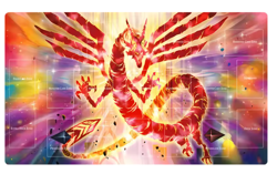 YuGiOh Duel Playmat Crimson Dragon CCG TCG Trading Card Game Mat pad mouse - Image 1