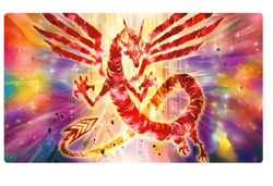 YuGiOh Duel Playmat Crimson Dragon CCG TCG Trading Card Game Mat pad mouse - Image 3