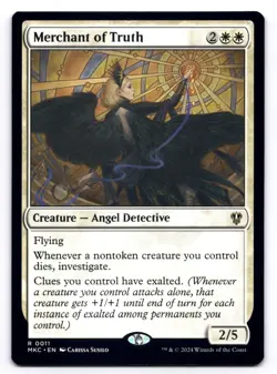 Merchant of Truth NM Commander: Murders at Karlov Manor 0011 MTG Regular - Image 1