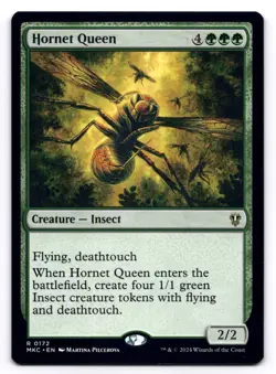 Hornet Queen NM Commander: Murders at Karlov Manor 0172 MTG Regular - Image 1