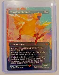Traveling Chocobo (Borderless) MTG Final Fantasy #0406 (nonfoil) Mint/NM - Image 1