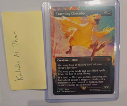 Traveling Chocobo (Borderless) MTG Final Fantasy #0406 (nonfoil) Mint/NM - Image 3