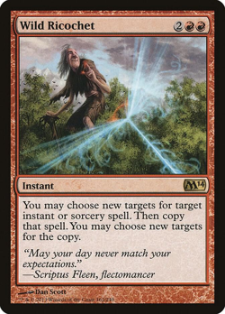 MTG Magic 1x Wild Ricochet (LP) Magic 2014 - Image 1