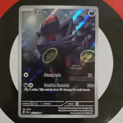 Pokemon Zorua Rare Holo 075/064 Sv: Shrouded Fable Basic 2024 Card - Image 1