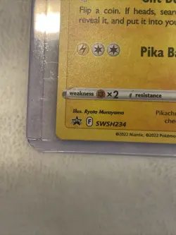 Pokemon TCG (MINT) Pikachu SWSH Black Star Promos SWSH234 Holo Promo - Image 5