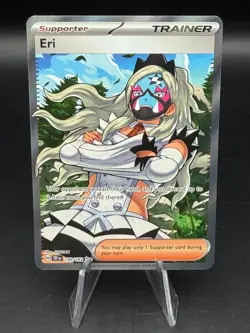 Pokemon 2024 Temporal Forces Eri Full Art Trainer #199/162 - Image 1