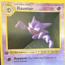 Pokemon TCG Haunter 029/102 1st Edition Shadowless Base Set Uncommon Vintage - Image 2