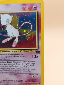 Mew Pokemon Black Star Promo #9 Holo Rare WOTC 1999 SWIRL - Image 2