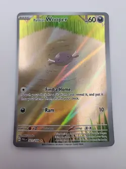Paldean Wooper 221/193 Illustration Rare Pokemon TCG SV02: Paldea Evolved - Image 1