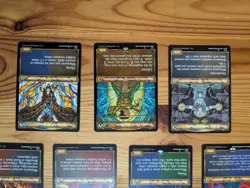 MTG Lot of 12 Stained Glass Showcase Cards from Dominaria United (DMU) - Image 2