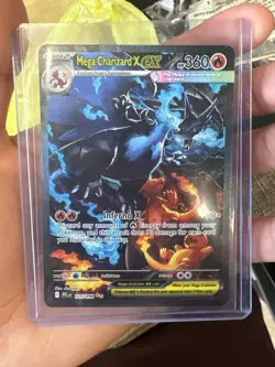 Mega Charizard X EX Secret Rare Holo Evolutions 125/094 English Pokemon TCG - Image 1