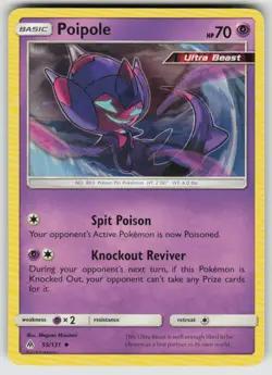 Poipole 55/131 Uncommon Forbidden Light Pokemon Lightly Played - Image 1