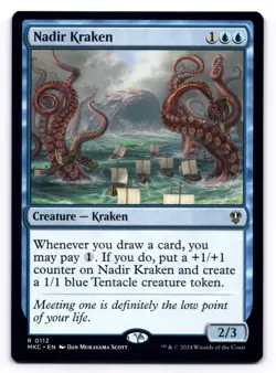 Nadir Kraken NM Commander: Murders at Karlov Manor 0112 MTG Regular - Image 1