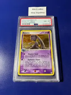 Pokemon 2004 EX Hidden Legends Banette #1 Holo PSA 8 NM-Mint - Image 1