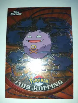 Topps Chrome Pokemon Koffing #109 NM/M (A) - Image 1