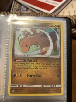 Dragonite 119/181 Pokemon TCG Sun & Moon Team Up Cosmos Holo Promo Near Mint - Image 1