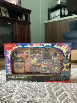 Pokemon TCG: Mega Lucario ex Figure Collection Box - Image 1