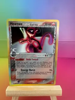 2005 Pokemon EX Delta Species Mewtwo Reverse Holo #12/113 - Image 1